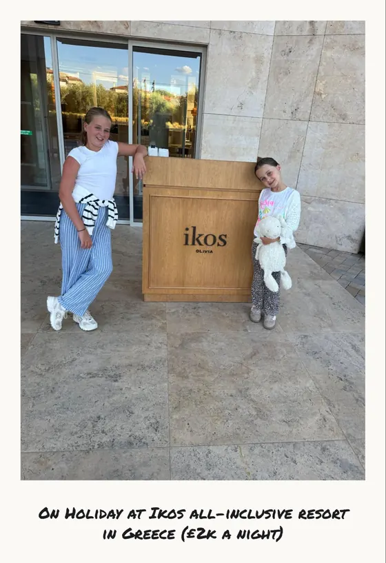 On holiday at the Ikos all-inclusive resort in Greece